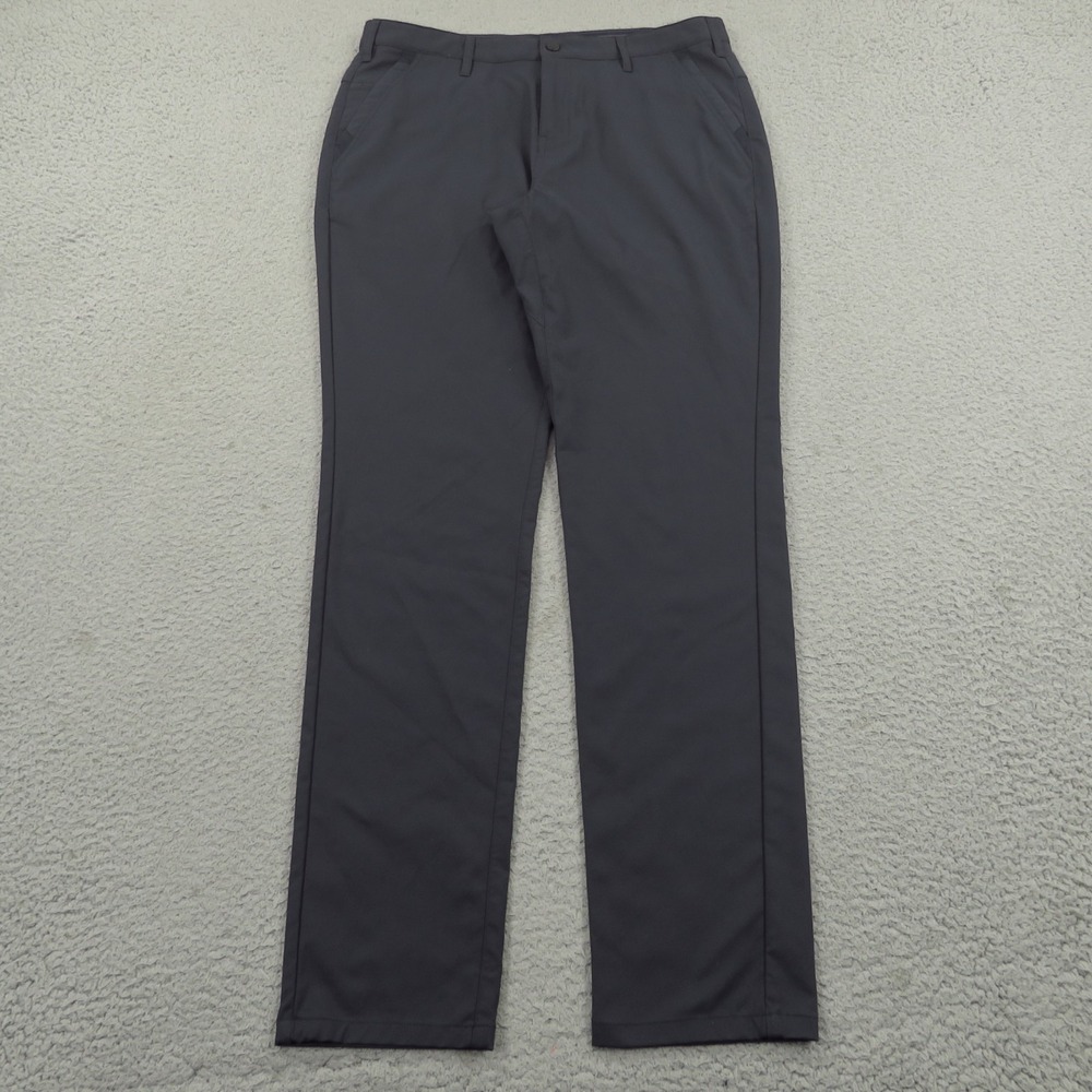 Jack Archer Pants Mens 33x34 Jetsetter Charcoal Grey Slim Fit Travel Chinos Flex